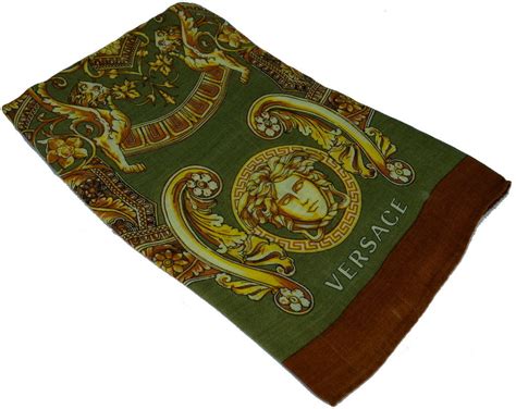 sciarpa pelliccia versace|versace silk foulards.